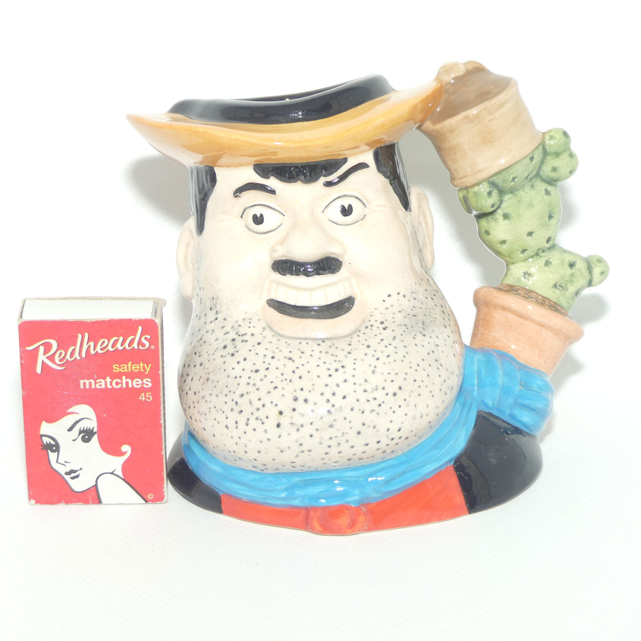 D7034 Royal Doulton small character jug Desperate Dan