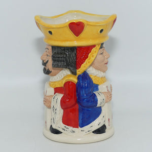 D7037 Royal Doulton toby jug King and Queen of Hearts | LE 75/2500