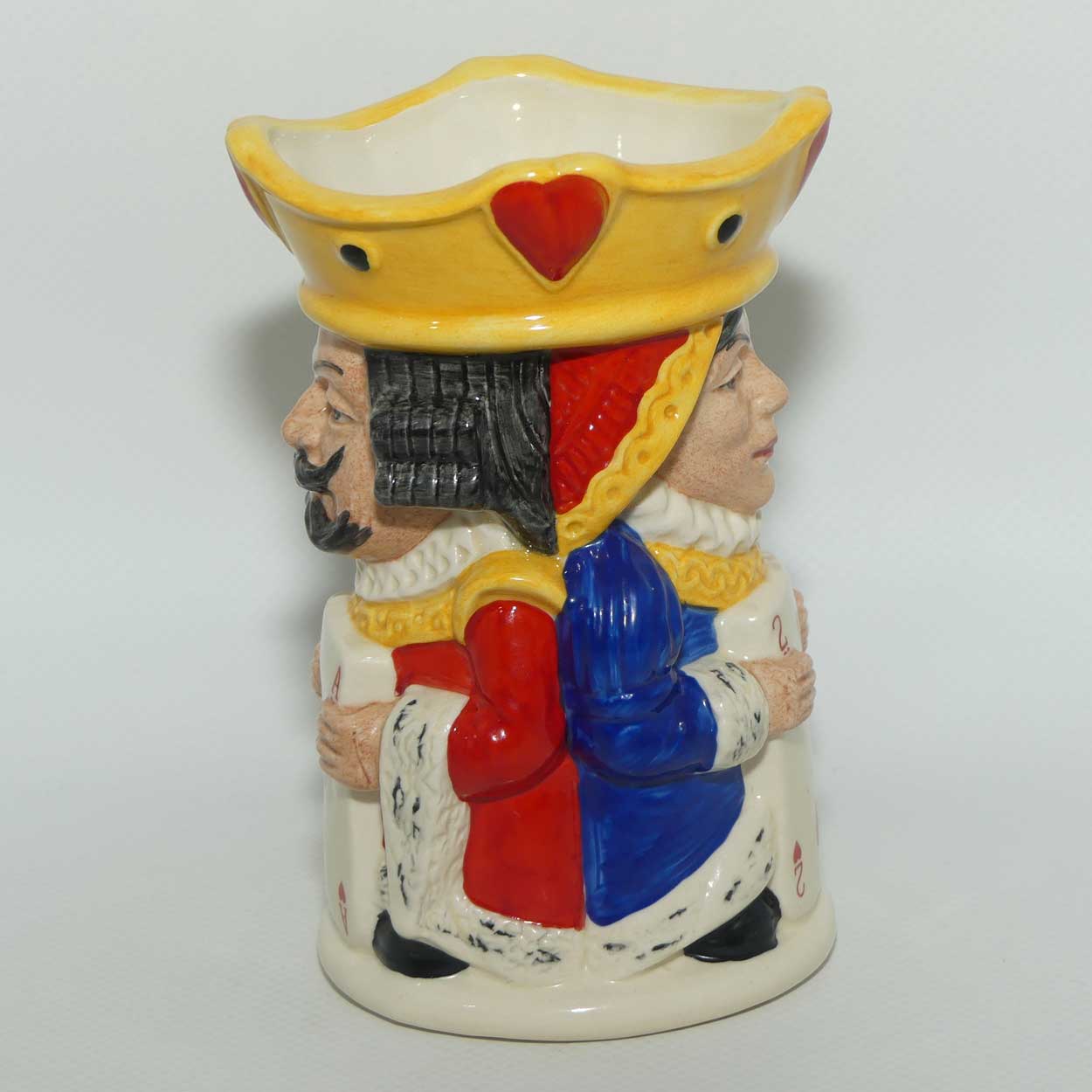 D7037 Royal Doulton toby jug King and Queen of Hearts | LE 75/2500