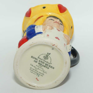 D7037 Royal Doulton toby jug King and Queen of Hearts | LE 75/2500