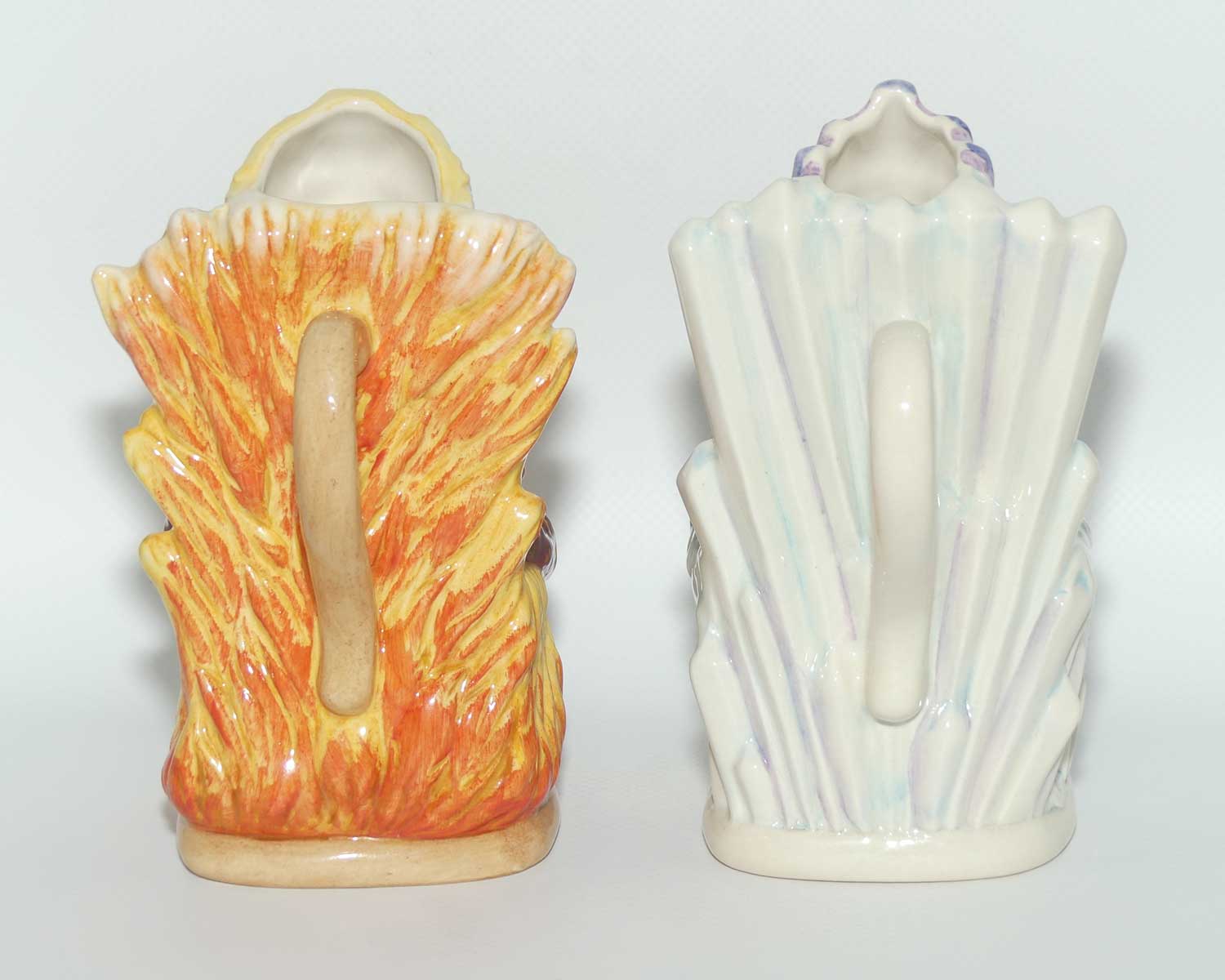 D7070 and D7071 Royal Doulton toby jug pair | Fire King and Ice Queen