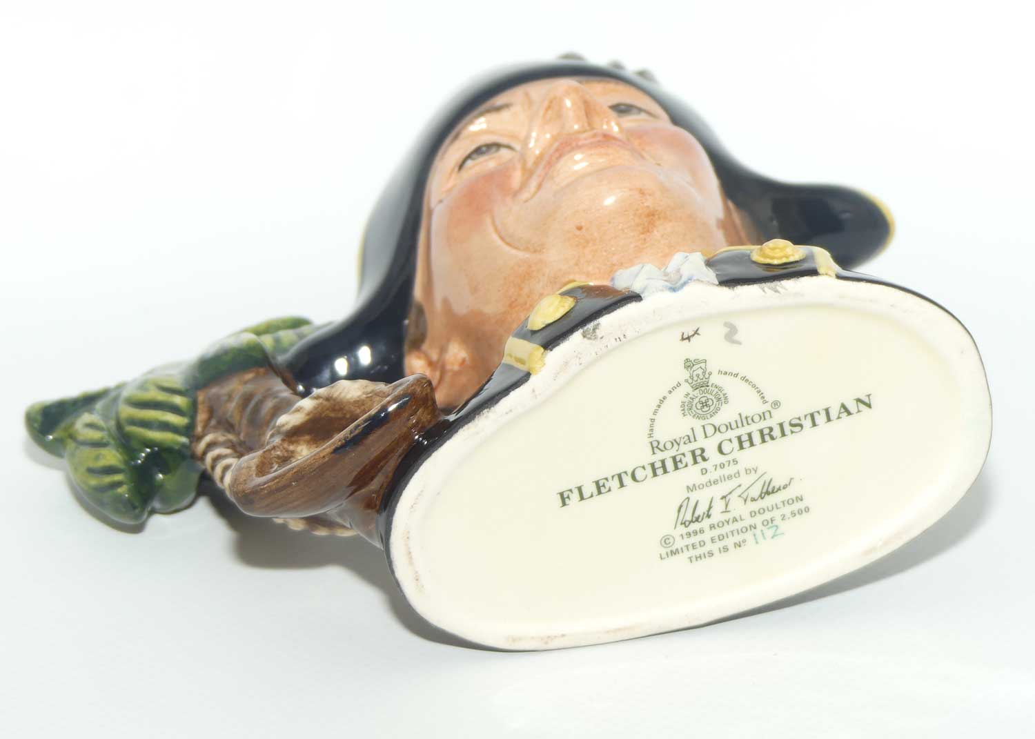 D7075 Royal Doulton small character jug Fletcher Christian | LE 112/2500