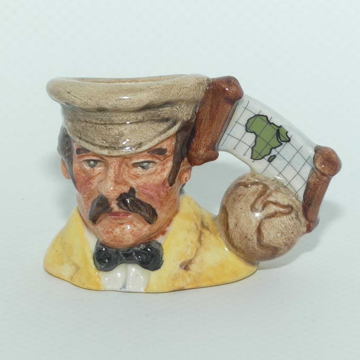 D7085 Royal Doulton tiny character jug Dr Livingstone | Explorers | LE1099