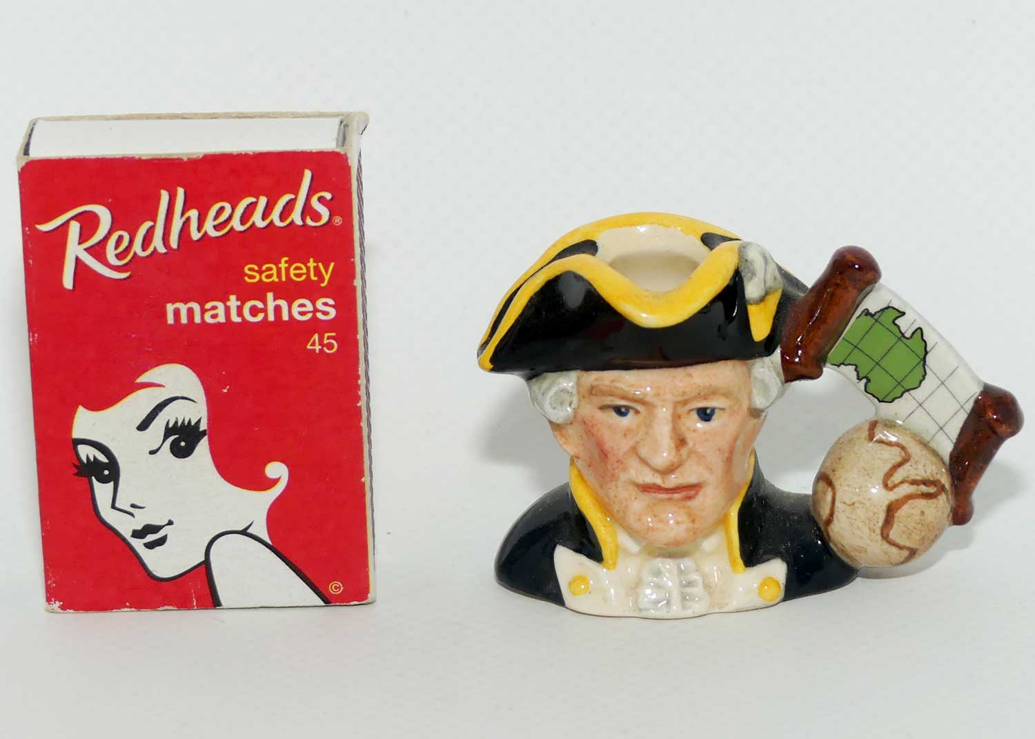 D7086 Royal Doulton tiny character jug Cook | Explorers | LE1099