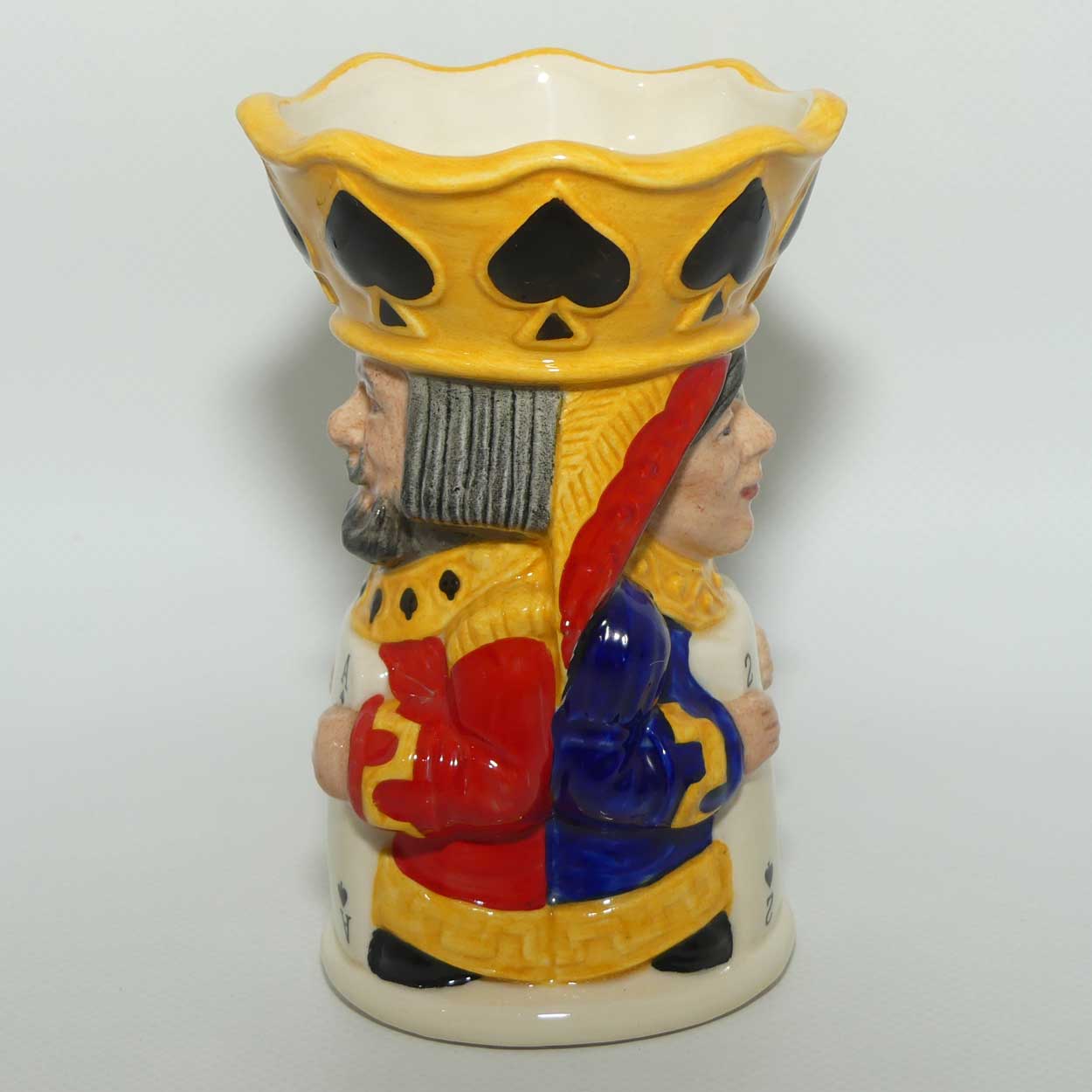 D7087 Royal Doulton toby jug King and Queen of Spades | LE 810/2500
