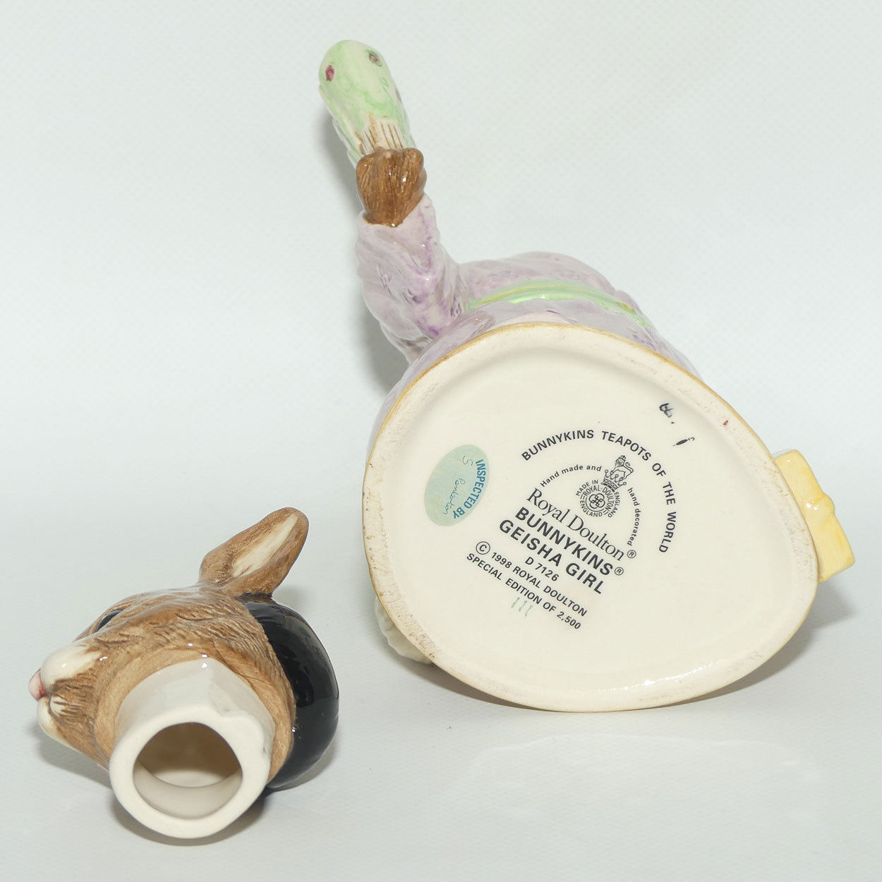 D7126 Royal Doulton Bunnykins Geisha Girl Teapot | LE2500