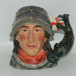 D7129 Royal Doulton large character jug St George | Ltd Ed