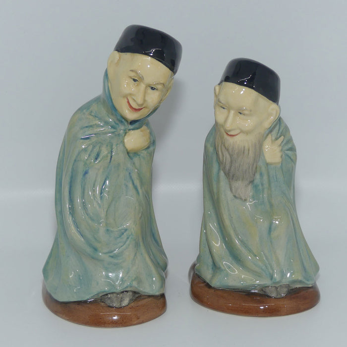 D7132 D7133 Royal Doulton toby jug set | Spook and Bearded Spook | LE 205/1500