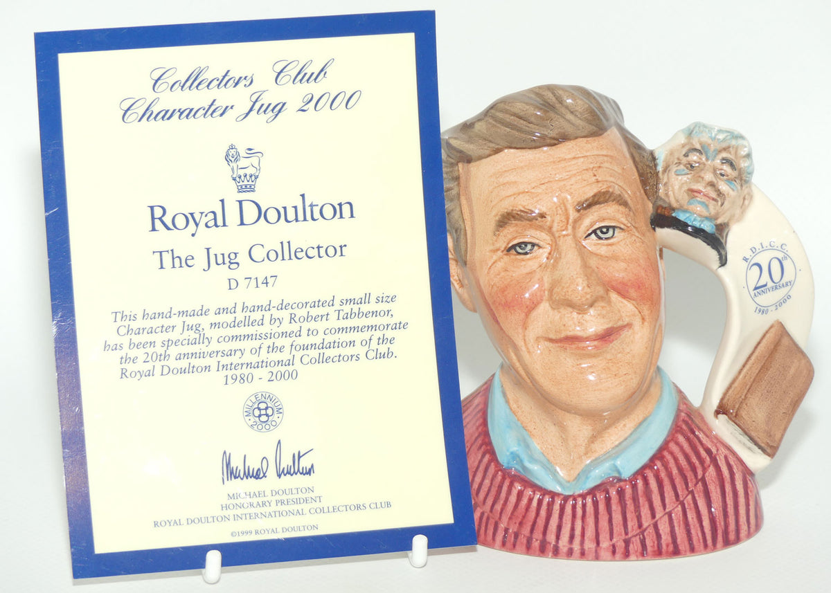 D7147 Royal Doulton small character jug The Jug Collector | + Cert
