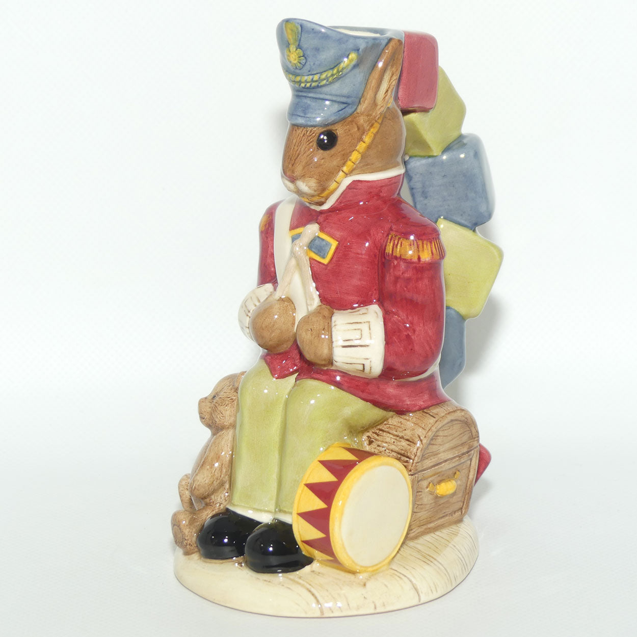 D7185 Royal Doulton Bunnykins Toy Soldier Toby Jug | LE 1500 + Cert | boxed