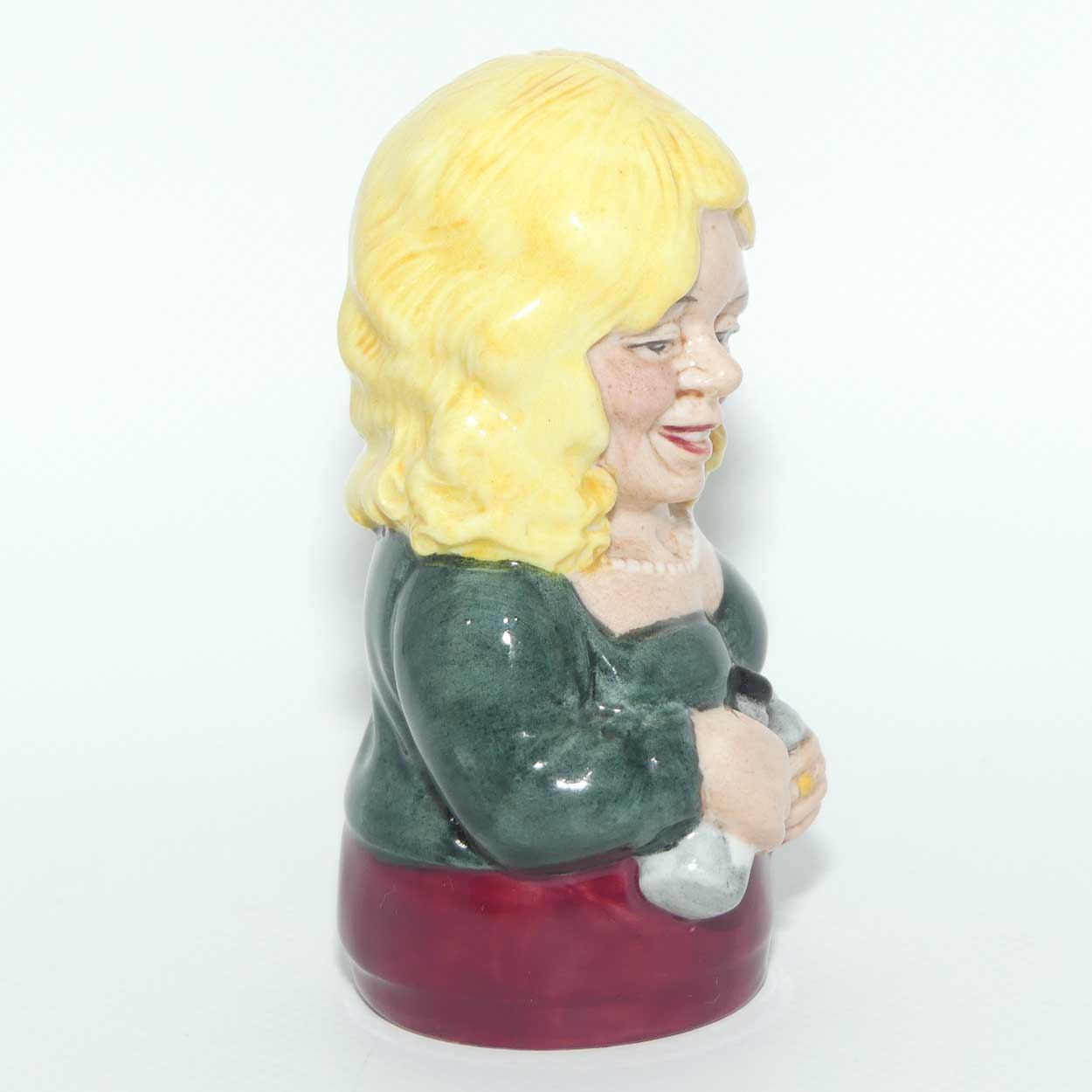 D7190 Royal Doulton Doultonville Betty Bitters the Barmaid candle snuffer