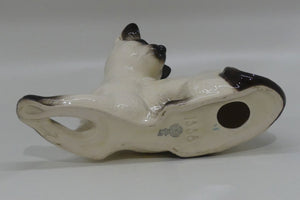 DA124 Royal Doulton Siamese Cat | Lying Looking Back