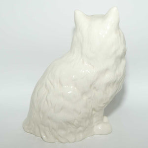 DA126 Royal Doulton Persian Cat Seated White #1