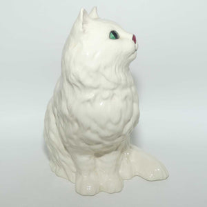 DA126 Royal Doulton Persian Cat Seated White #1