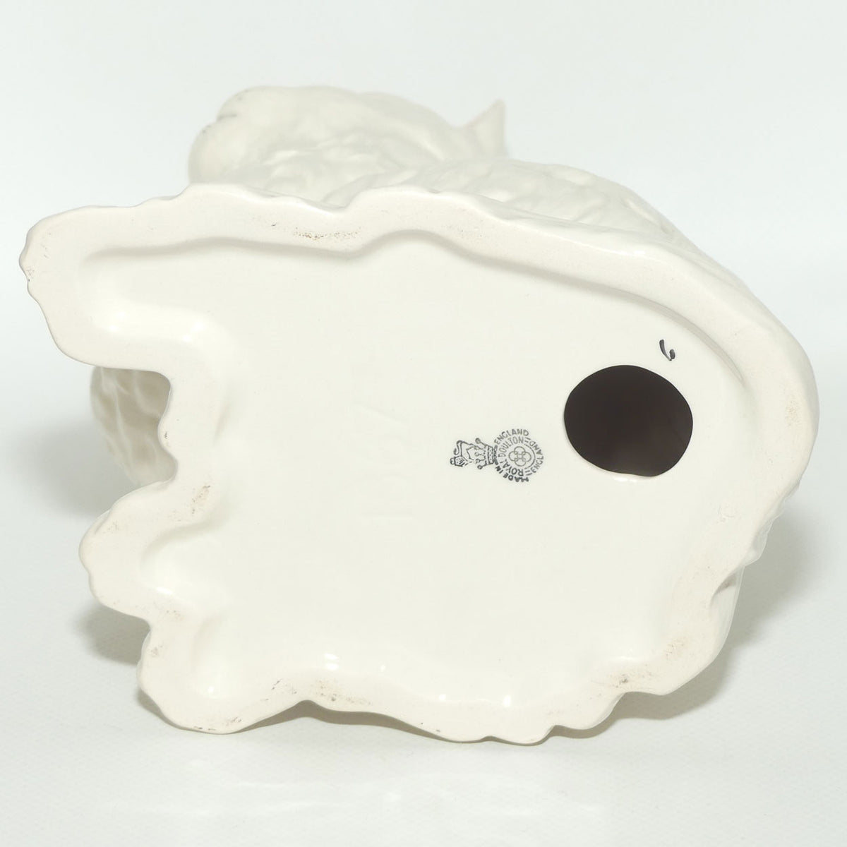 DA126 Royal Doulton Persian Cat | Seated | White | #1