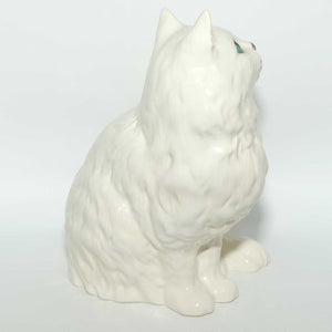 DA126 Royal Doulton Persian Cat | Seated | White | #2