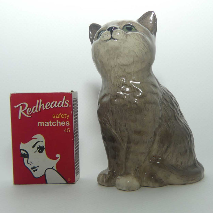 DA128 Royal Doulton Persian Kitten | Style Two | Grey | factory 2nd