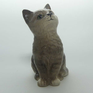 DA128 Royal Doulton Persian Kitten | Style Two | Grey | factory 2nd