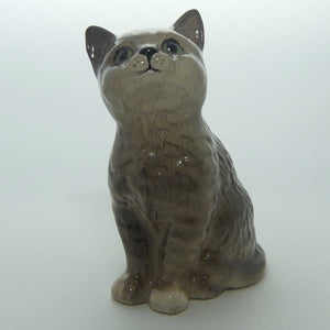 DA128 Royal Doulton Persian Kitten | Style Two | Grey | factory 2nd