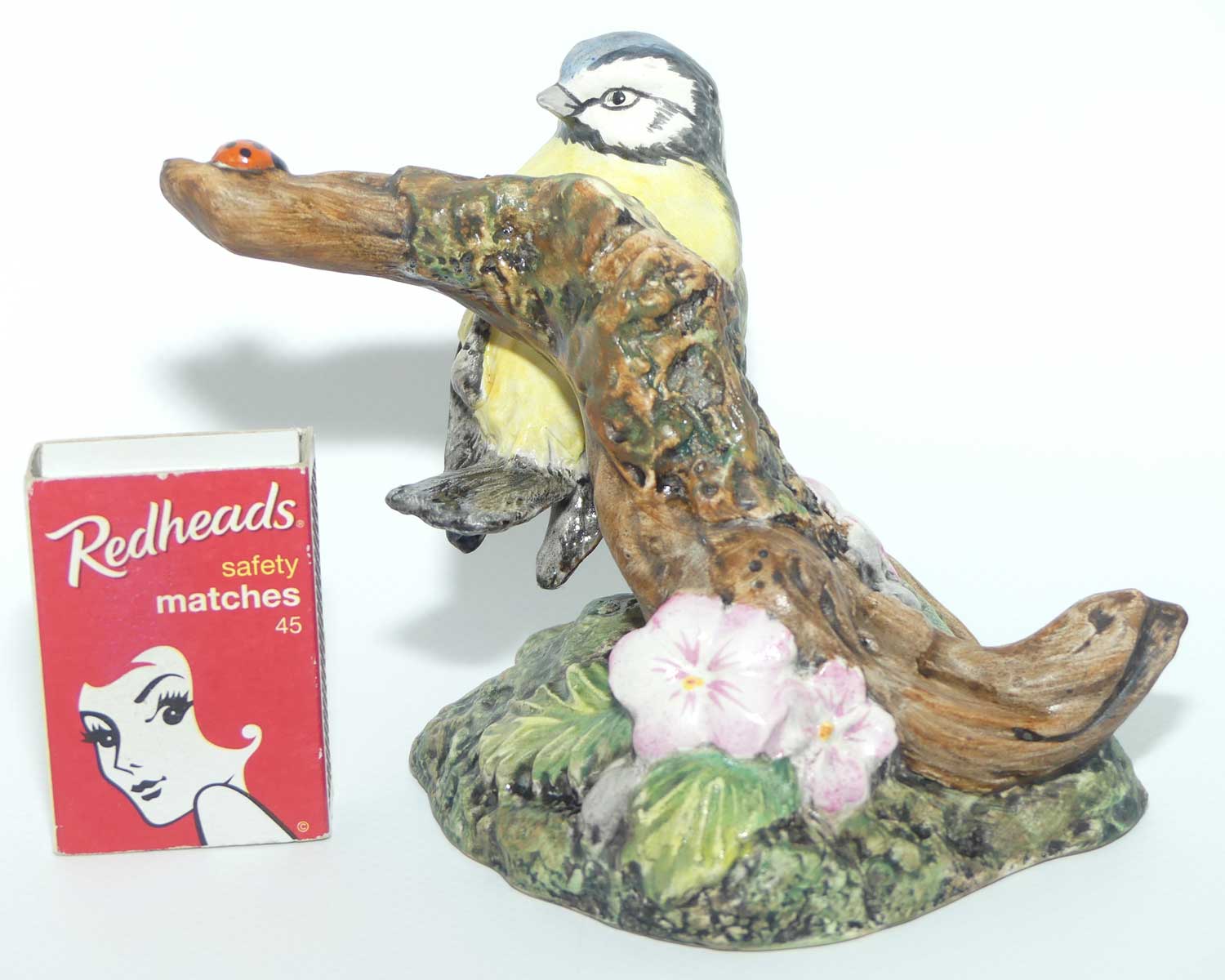 DA3 Royal Doulton Garden Birds collection figure | Suspended Blue Tit