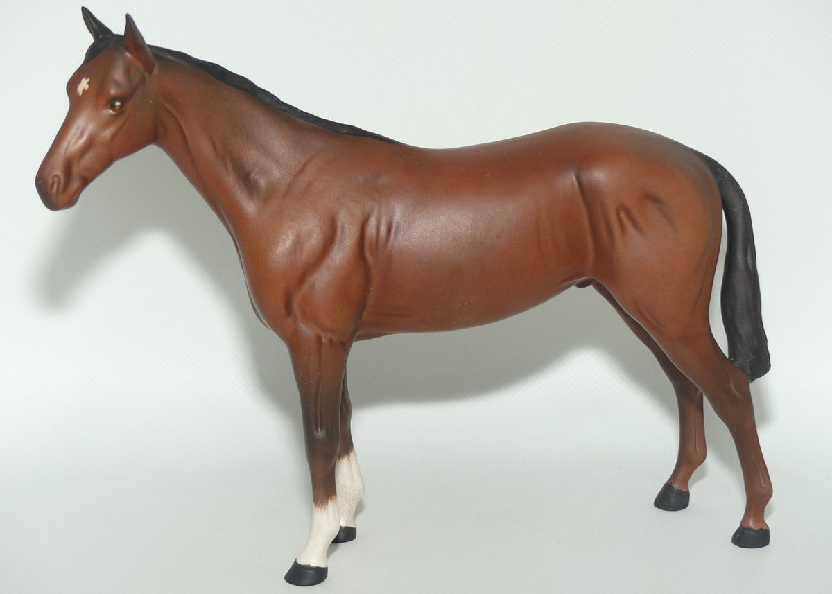 DA042 Royal Doulton Bois Roussel Race Horse | Brown | Matt