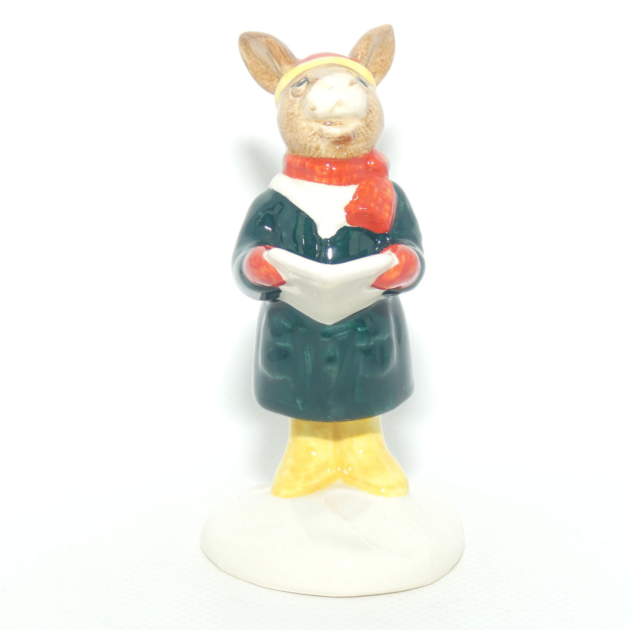 DB104 Royal Doulton Bunnykins Carol Singer | UK Backstamp