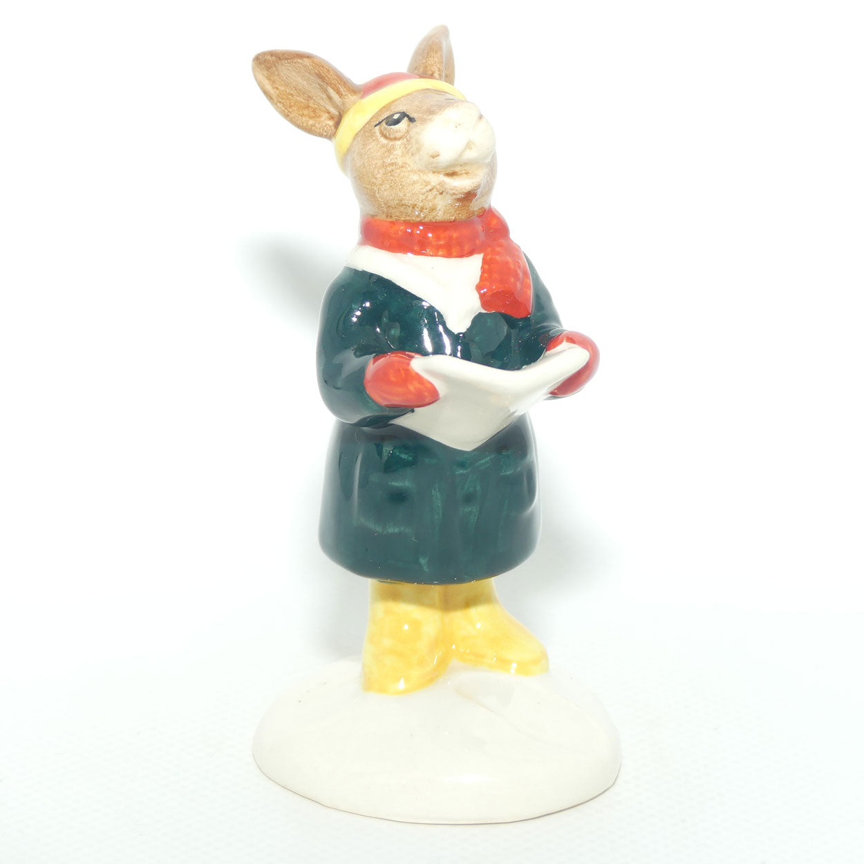 DB104 Royal Doulton Bunnykins Carol Singer | UK Backstamp