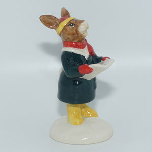 DB104 Royal Doulton Bunnykins Carol Singer | US Backstamp | no box