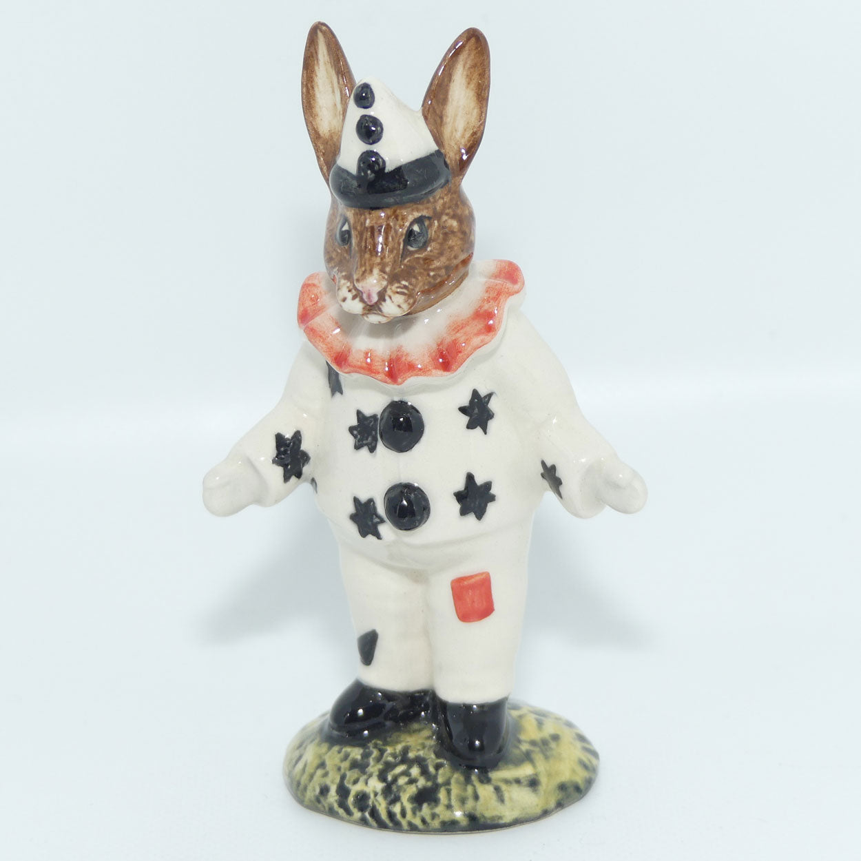 DB128 Royal Doulton Bunnykins Clown | Red Ruff | LE 750