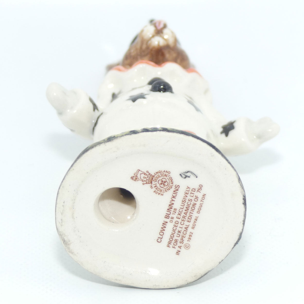 DB128 Royal Doulton Bunnykins Clown | Red Ruff | LE 750