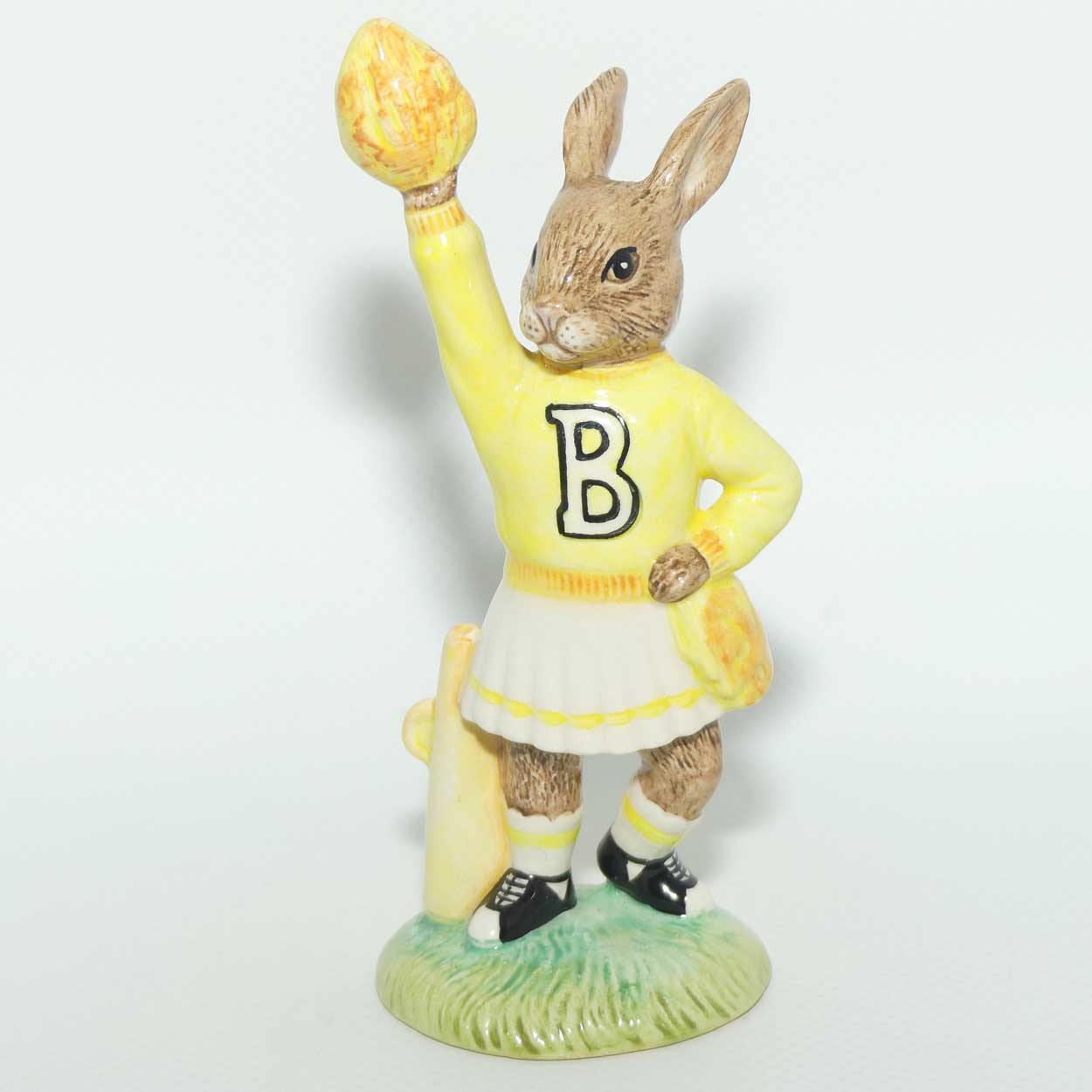 DB143 Royal Doulton Bunnykins Cheerleader | Yellow | Figure only | LE