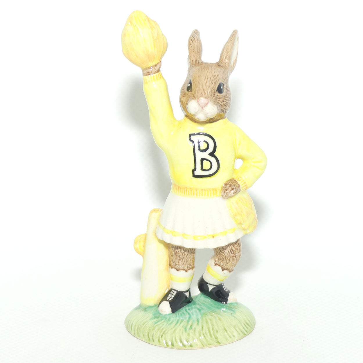 DB143 Royal Doulton Bunnykins Cheerleader | Yellow | Boxed | LE