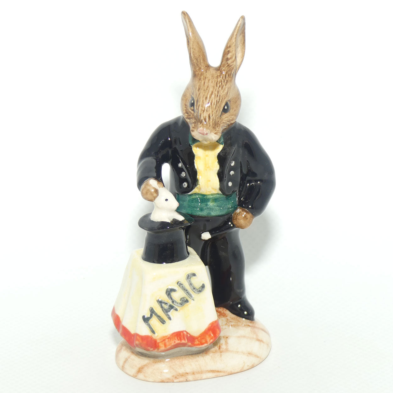 DB159 Royal Doulton Bunnykins Magician | Green Cumerbund | #457 | Boxed