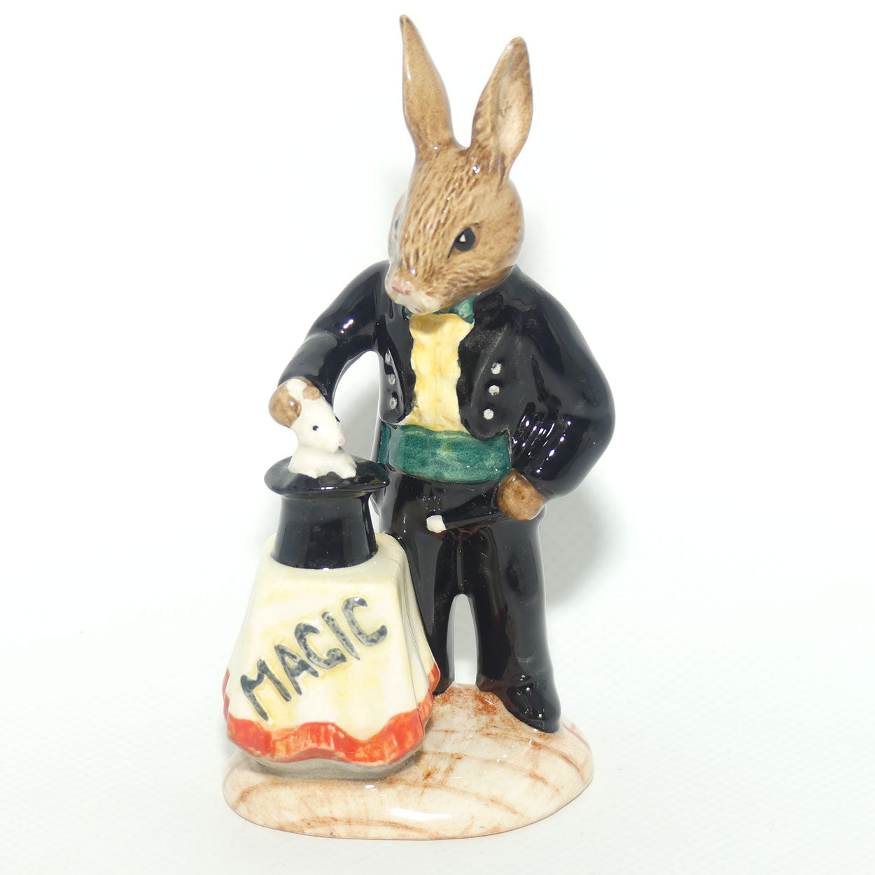 DB159 Royal Doulton Bunnykins Magician | Green Cumerbund | #457 | Boxed