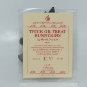 DB162 Royal Doulton Bunnykins Trick or Treat | Box + Cert