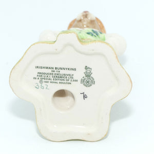 DB178 Royal Doulton Bunnykins Irishman | LE 362/2500 | + Cert