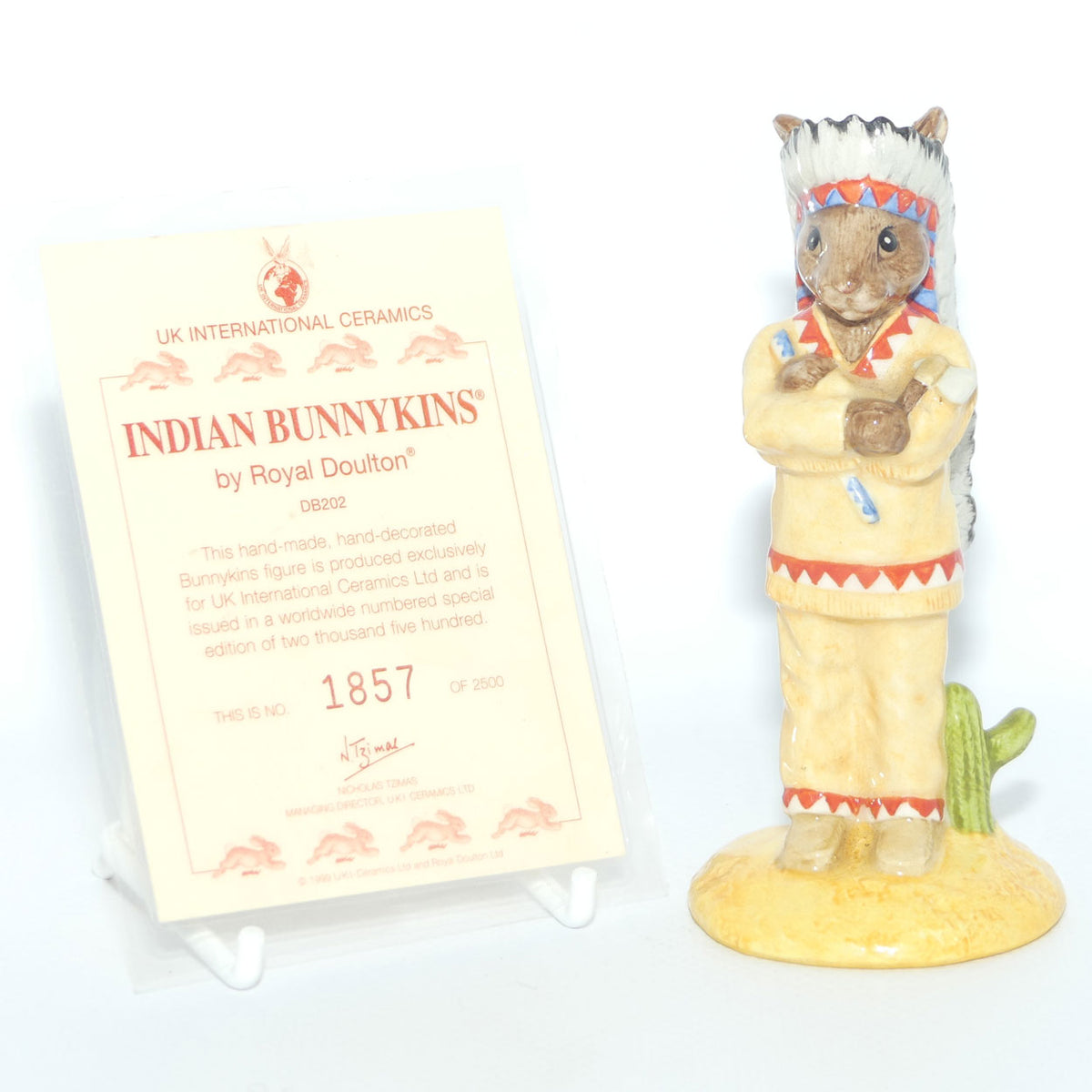 DB202 Royal Doulton Bunnykins Indian | LE1857/2500 | no box