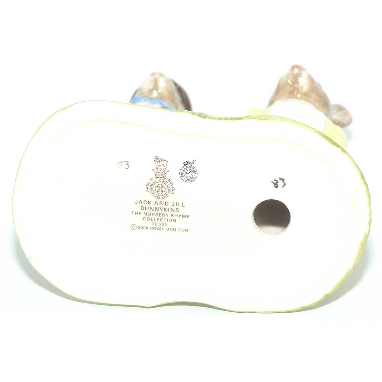 DB222 Royal Doulton Bunnykins Jack and Jill | Boxed