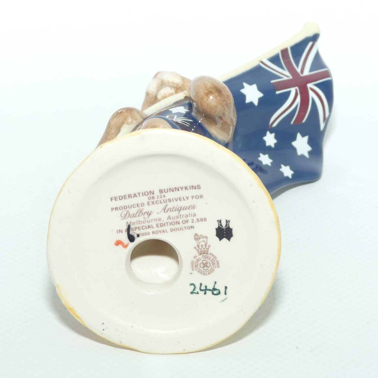 DB224 Royal Doulton Bunnykins Federation | LE2461/2500 | Box + Cert