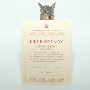 DB235 Platinum Edition | Royal Doulton Bunnykins Judy | LE75 only | boxed