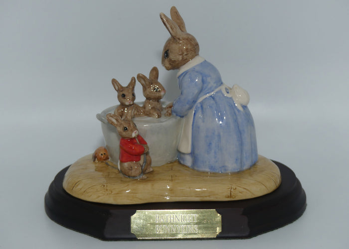 DB241 Royal Doulton Bunnykins Bath Night Tableau | LE 2883/5000 | no box