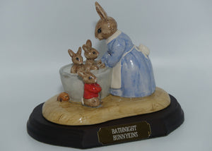 DB241 Royal Doulton Bunnykins Bath Night Tableau | LE 2883/5000 | no box