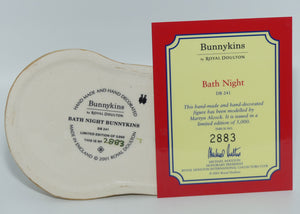 DB241 Royal Doulton Bunnykins Bath Night Tableau | LE 2883/5000 | no box