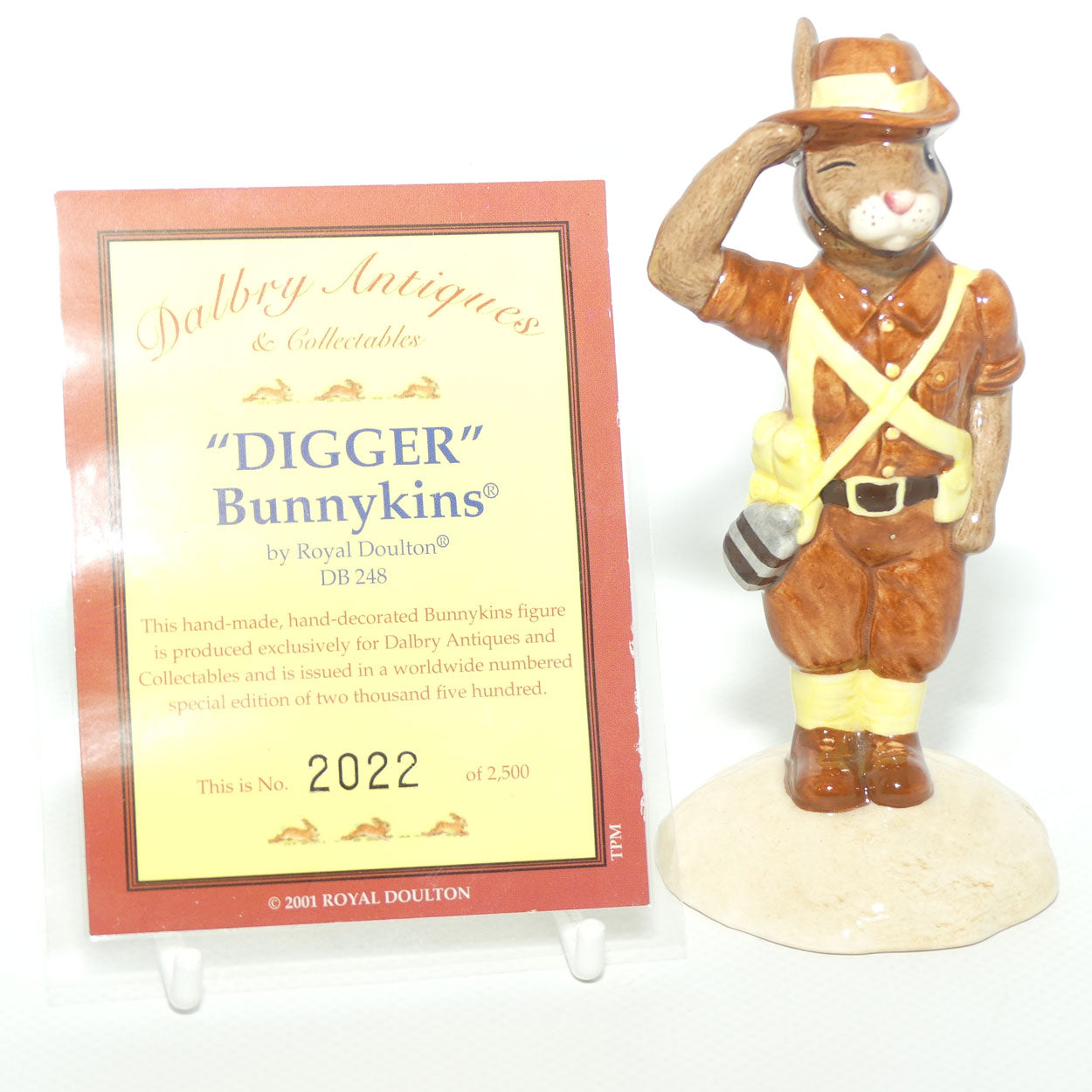 DB248 Royal Doulton Bunnykins Digger | LE2022/2500 + Cert