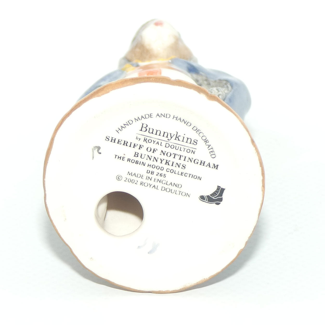 DB258 Royal Doulton Bunnykins King Richard | backstamp error | boxed