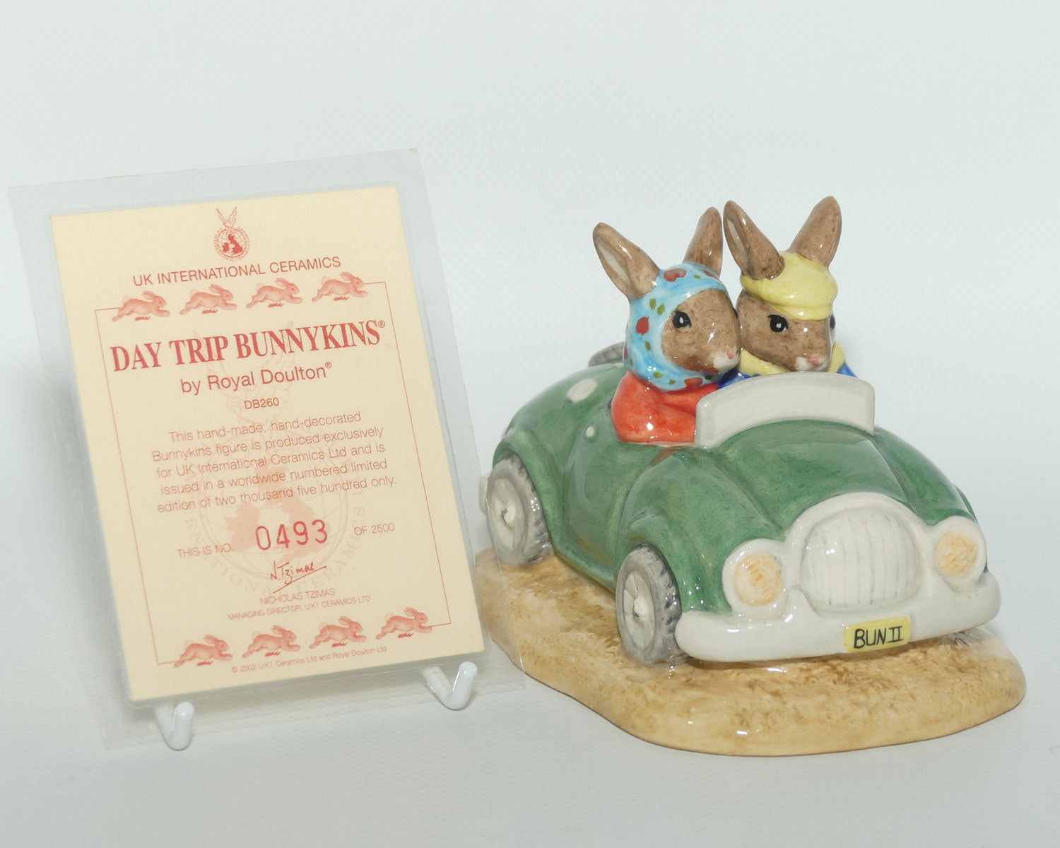 DB260 Royal Doulton Bunnykins Day Trip | Figure + Cert | no box