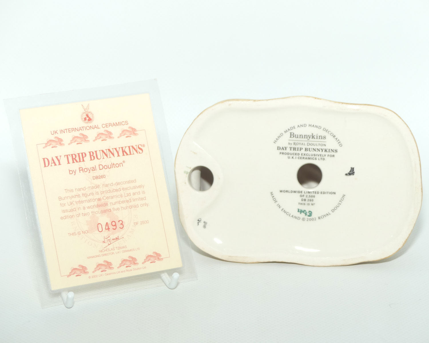 DB260 Royal Doulton Bunnykins Day Trip | Figure + Cert | no box