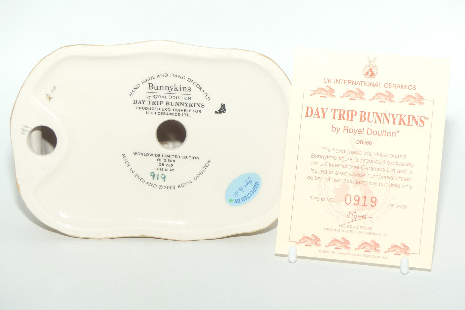 DB260 Royal Doulton Bunnykins Day Trip | LE919/2500 | Box + Cert