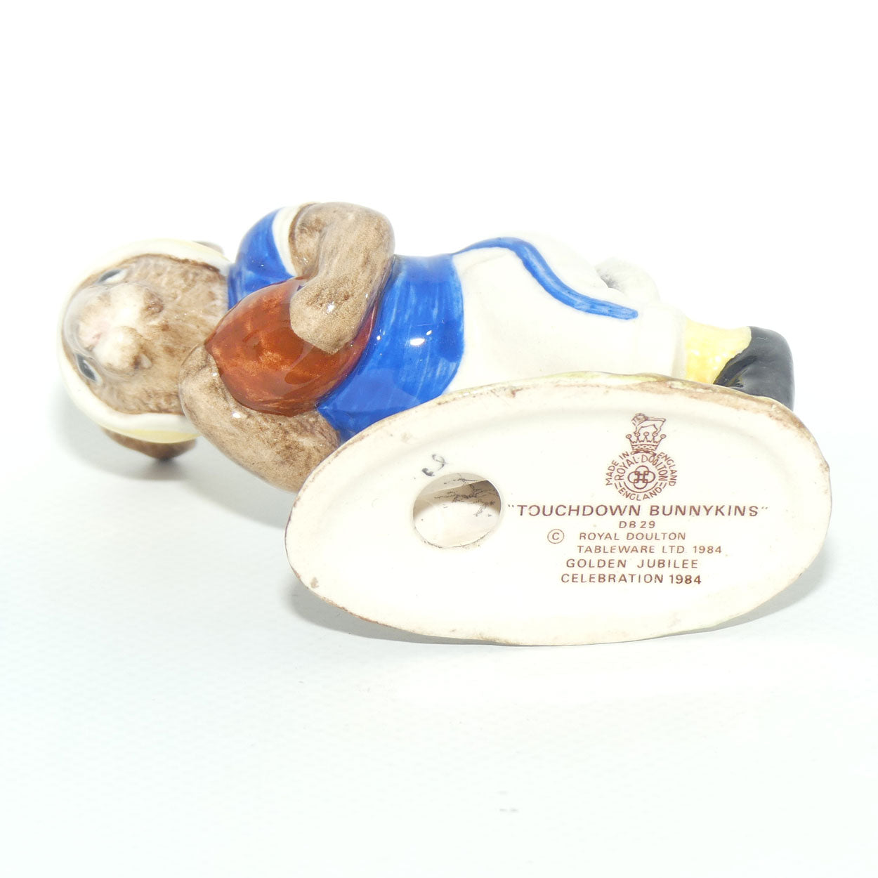 DB029A Royal Doulton Bunnykins Touchdown  BK3 | boxed