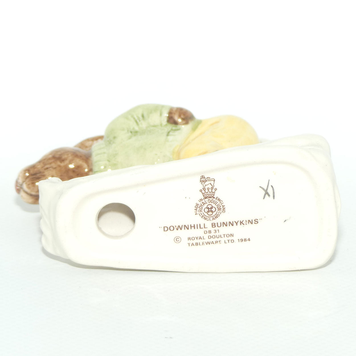 DB031 Royal Doulton Bunnykins Downhill BK2 | boxed